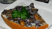 Houbové škvarky, houbové sádlo