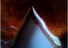 Jablečný cheesecake s karamelovou polevou