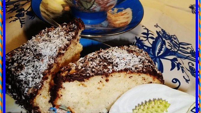Jednoduchý hrnečkový kokosový moučník, Jednoduchý hrnkový kokosový moučník