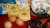 Jednoduchý hrnečkový kokosový moučník, ingredience...