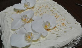 Karibský svatební dort