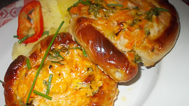 Královské spirálky s chutnou barevnou kůrčičkou