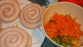 Královské spirálky s chutnou barevnou kůrčičkou