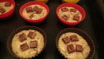 Lahodné čokoládové muffiny