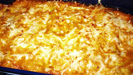 Lasagne s dýňovou omáčkou