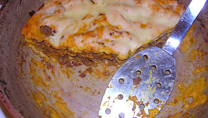 Lasagne s dýňovou omáčkou, Lasaně s dýňovou omáčkou