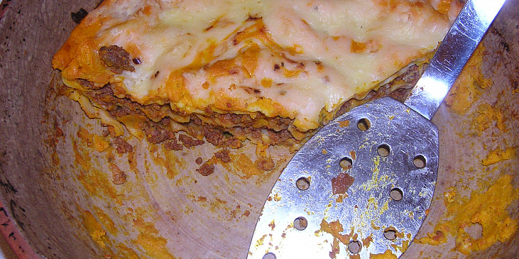 Lasagne s dýňovou omáčkou (Lasaně s dýňovou omáčkou)