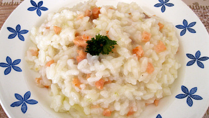 Lososové rizoto
