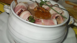 Luxusní paštika z kachních jater s pomerančovou marmeládou