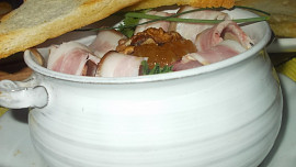 Luxusní paštika z kachních jater s pomerančovou marmeládou