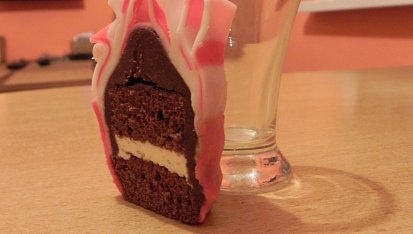 Malé růže (mini dortíky), byly moc dobré