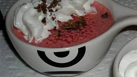 Malinové semifreddo