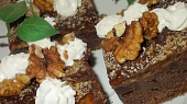 Moučník " -  moje dobrotka" s vanilkovou chalvou a tvarohem