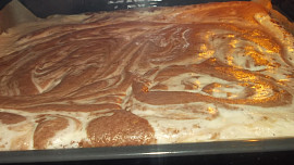 Moučník " -  moje dobrotka" s vanilkovou chalvou a tvarohem