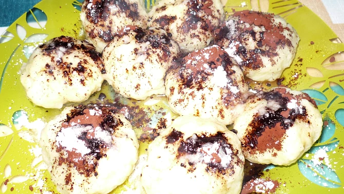 Ovocné knedlíky podle Lenky