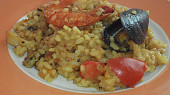Paella s mořskými plody