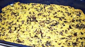 Polenta zapečená s houbami