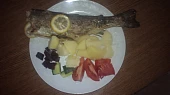 Pstruh na grilu