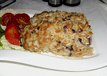 Sójová sekaná s rýží