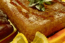 Texas toast s ovocem