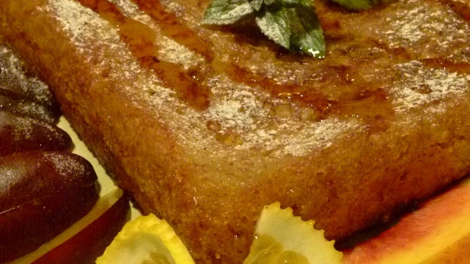 Texas toast, Texas toast s ovocem