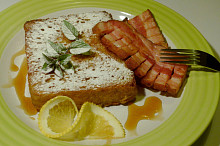 Texas toast se slaninou