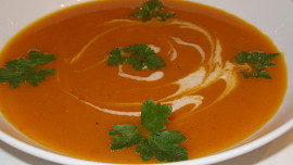 Thajská dýňová polévka