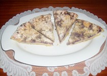 Tvarohový koláč s borůvkami