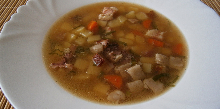 Uzená polévka (s bramborem)