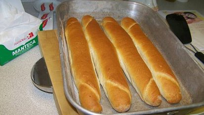 Veka domácí na chlebíčky, Bagetky (recept veka domaci na chlebicky)