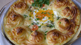 Zapečená bramborová kaše