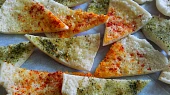 Babaganoush (pomazánka z lilku) s pita trojhránky