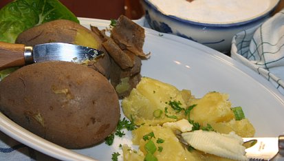 Brambory "na loupačku"