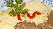 Hořčičná bramborová kaše
