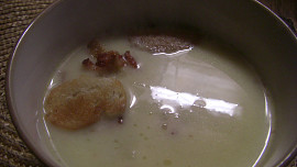 Kedlubnovo slaninová krémová polévka