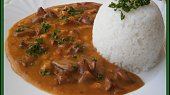 Kuřecí "gazdovská" srdíčka (a polévka z vývaru), Kuřecí"gazdovská"srdíčka