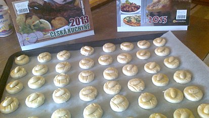 Mandlové  pagáčky - slavnostní, Zrovna mi prišli kalendáre