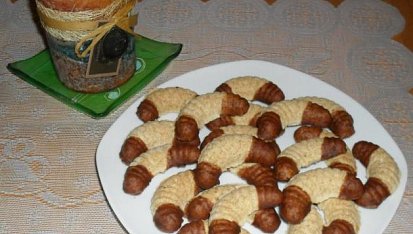 Medové kokosové rohlíčky, takhle se mi povedly podle vašeho receptu,, děkuji za tip