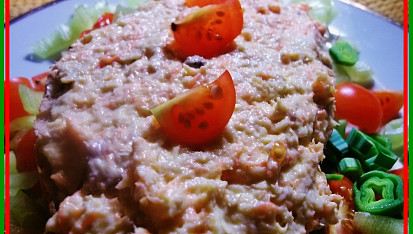 Moje dvourybová pomazánka, detail...