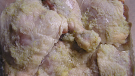 Pečené kuře v citrono - medové marinádě s česnekem