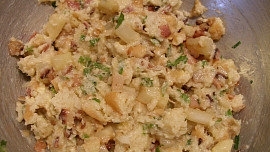 Perlička s chřestovou nádivkou