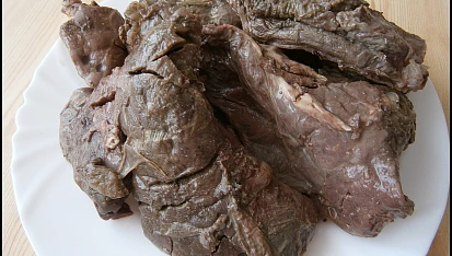 Plíčky na rozmarýnu a hořčici, uvařené plíčky