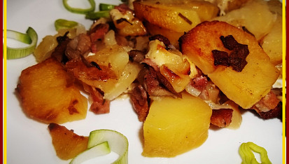 Pohádkové brambory s hlívou, Pohádkové brambory s hlívou