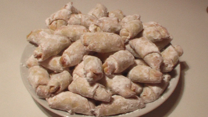 Rohlíčky plněné jablíčky