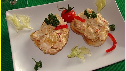 Romadůrovo-tvarůžková pomazánka