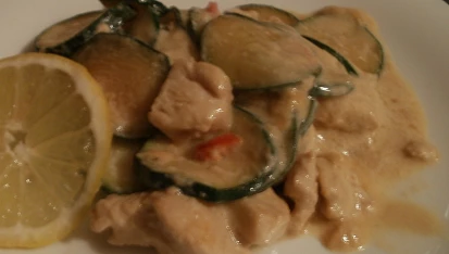 Rychlé citronové kuře s chilli  "ocáskem"