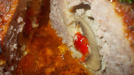 Sekaná s náplní plněných žampiónů