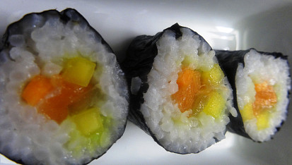 Sushi s lososem, Losos a mango :)