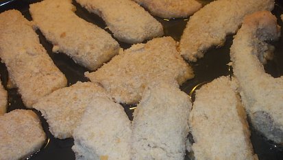 Tilapie s česnekem a tymiánem, smažená na plechu