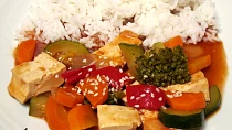 Tofu v zelenině